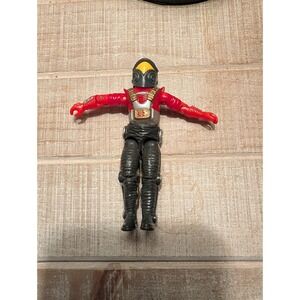 Vintage GI Joe Cobra AVAC Pilot Action Figure 1986 Red Black Hasbro Toy